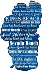 Lake Tahoe Beaches 18 x 30