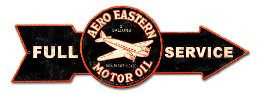 Full Service Aero Eastern Motor Oil 32 x 11