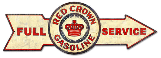 Full Red Crown Gasoline 32 x 11