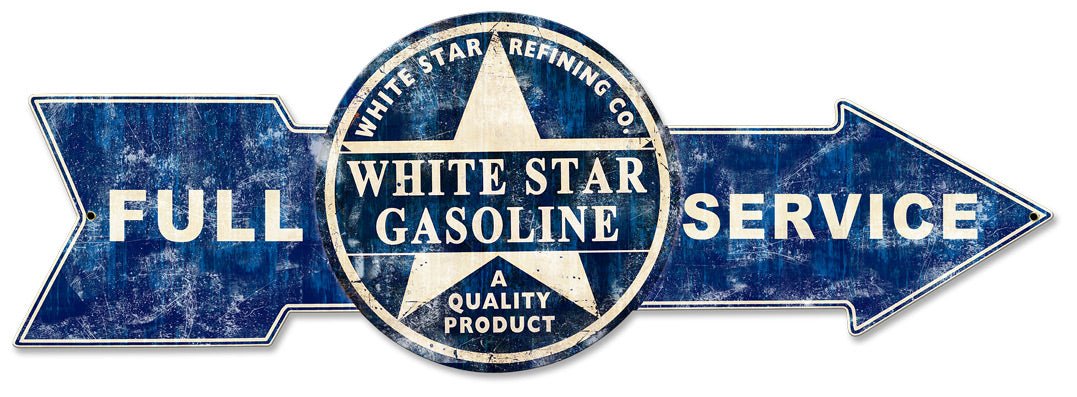 Full Service White Star Gasoline 32 x 11