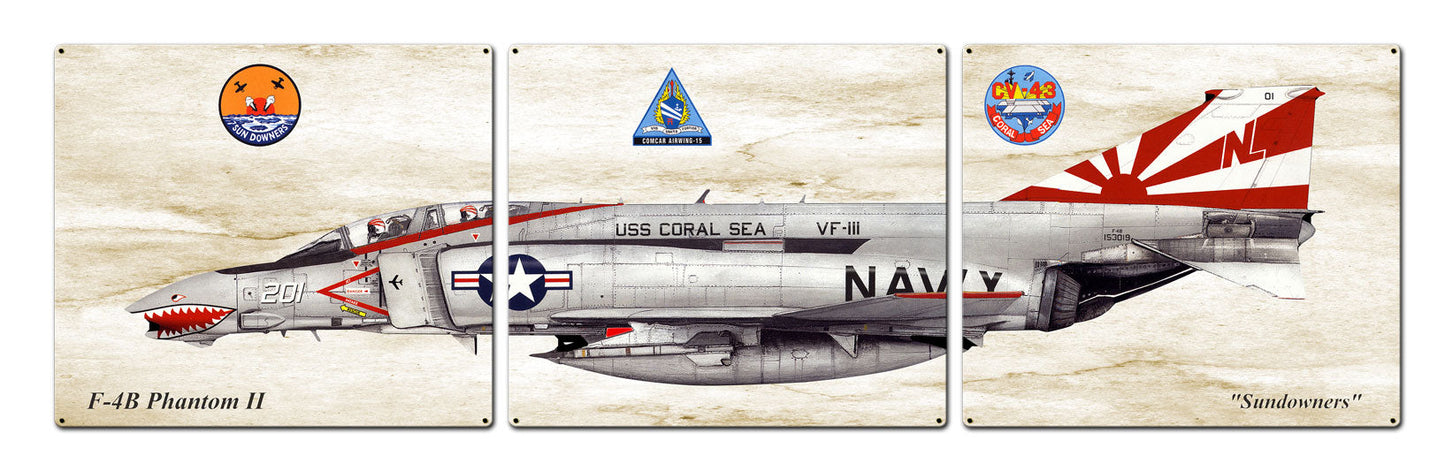 F-4B Phantom Ii 14 x 12