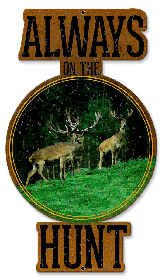 Always On The Hunt 12 x 22