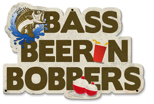 Bass, Beer 'N' Bobbers 19 x 13