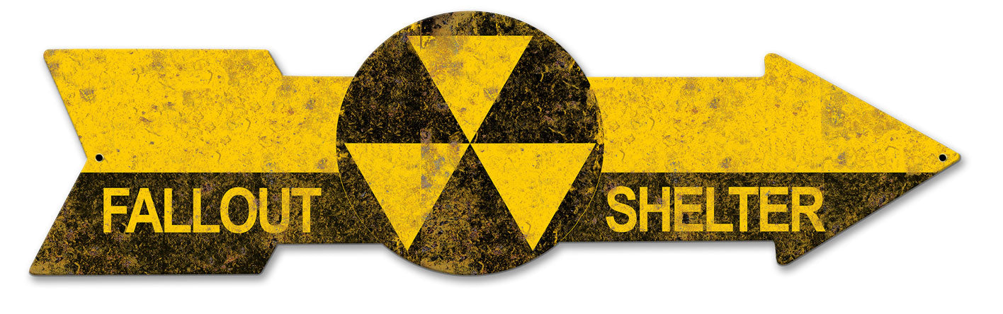 Fallout Shelter Circle Arrow 34 x 9