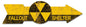 Fallout Shelter Circle Arrow 34 x 9