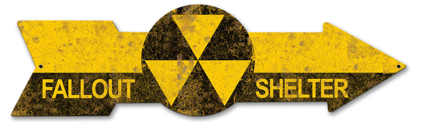 Fallout Shelter Circle Arrow 28 x 8