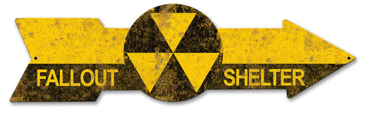 Fallout Shelter Circle Arrow 28 x 8