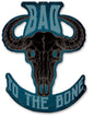 Bad To The Bone Blue 14 x 19