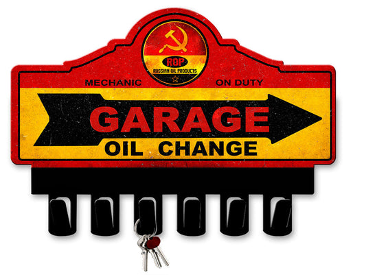 Rop Gasoline Key Hanger 14 x 10