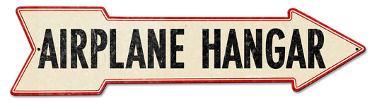 Airplane Hangar Arrow 34 x 8