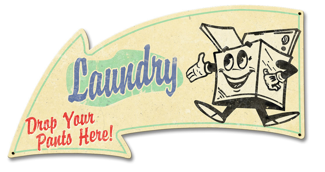 Laundry Arrow 21 x 11