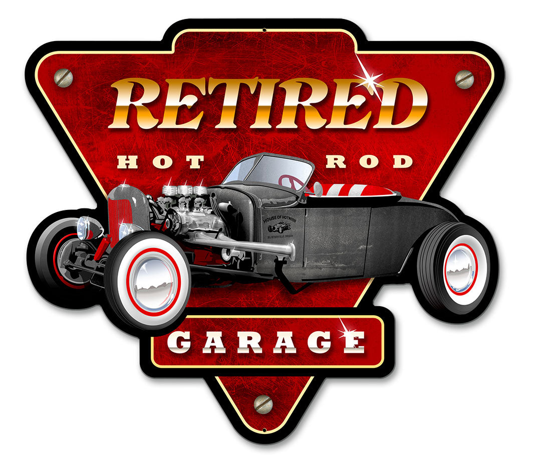 Retired Hot Rod Garage 15 x 14
