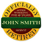 Officially Retired Personalized 14 x 14