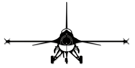 F-16 Falcon Silhouette 40 x 20