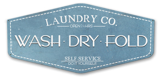 Wash Dry Fold Laundry Co 23 x 10