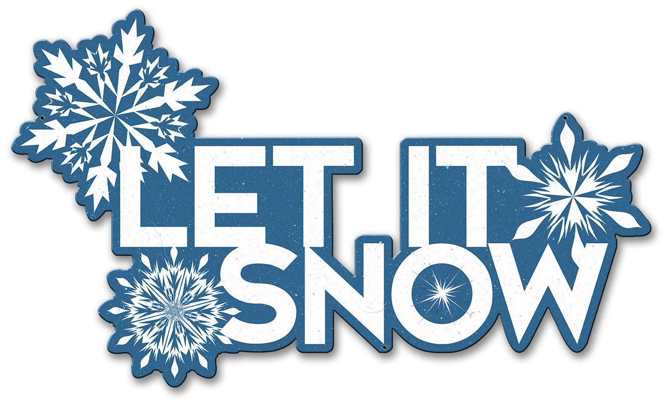Let It Snow 21 x 12