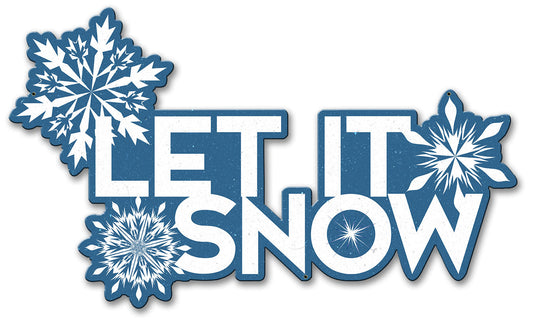 Let It Snow 21 x 12