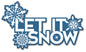 Let It Snow 21 x 12