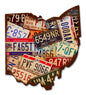 Ohio License Plates 11 x 13