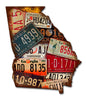 Georgia License Plates 10 x 12