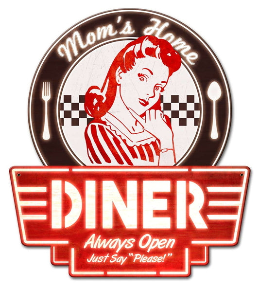Mom'S Home Diner 15 x 17