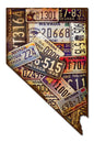 Nevada License Plates 14 x 22