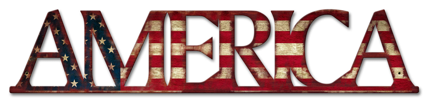 America Flag 6 x 30
