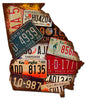 Georgia License Plates 17 x 20