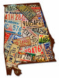 Alabama License Plates 15 x 20