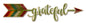 Grateful Arrow 24 x 6