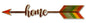Home Arrow 24 x 6