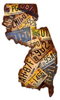 New Jersey License Plates 18 x 36