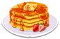 Pancakes With Syrup 20 x 13