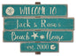 Beach House Blue Personalized 18 x 13
