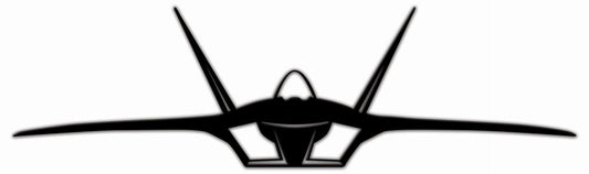 F22 Raptor Vintage Style Metal Sign 36 x 10