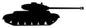 M26 Pershing Tank Silhouette 38 x 11