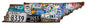 Tennessee License Plates 28 x 7