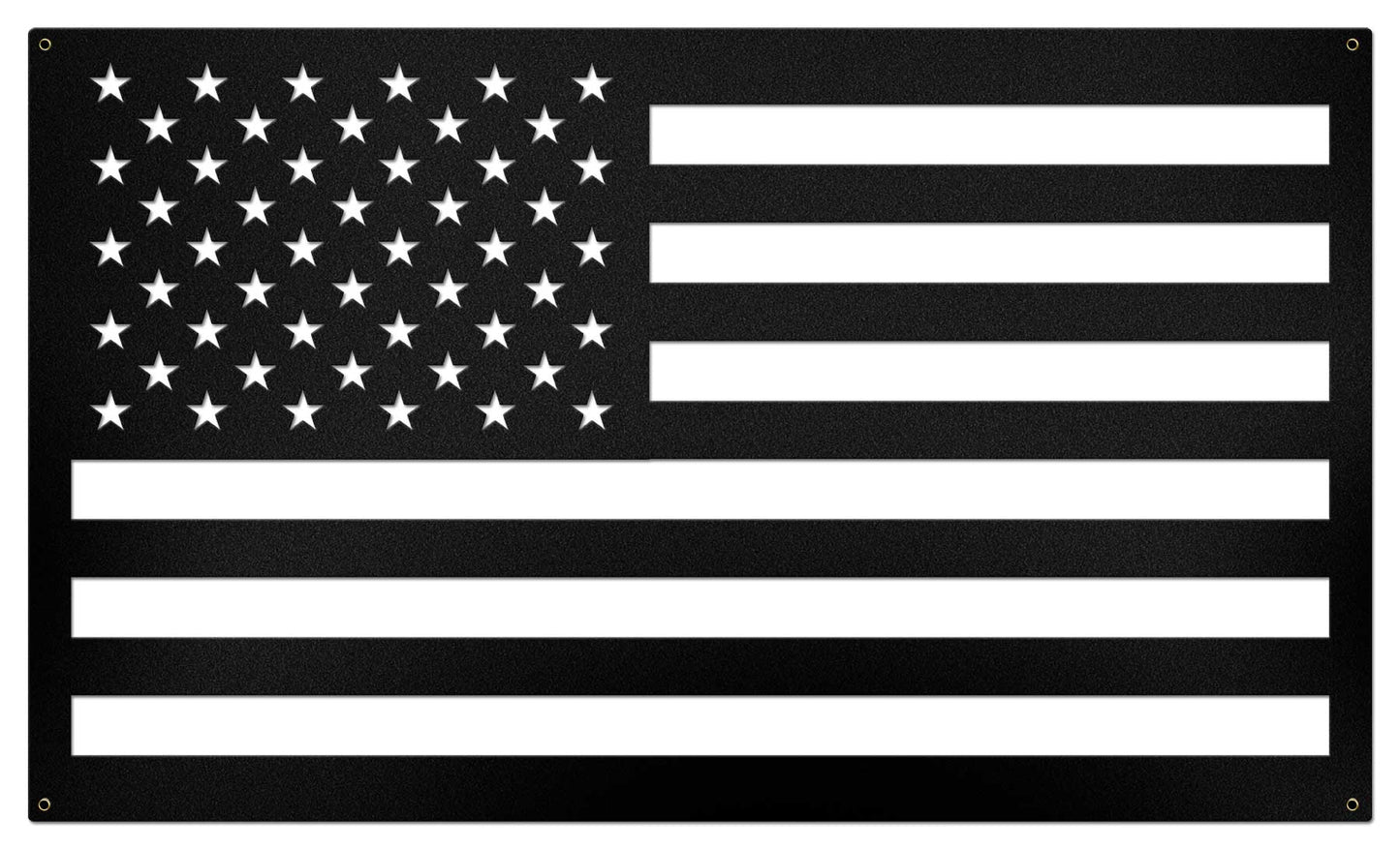American Flag Silhouette 24 x 14