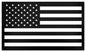 American Flag Silhouette 24 x 14
