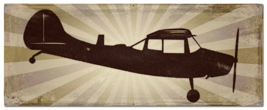Planes O-1 Vintage Style Metal Sign 48 x 19