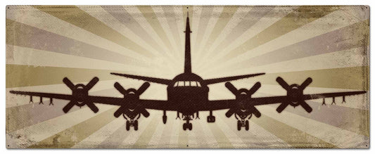 Planes P3 Vintage Style Metal Sign 48 x 19