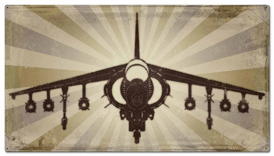 Harrier Vintage Style Metal Sign 36 x 20