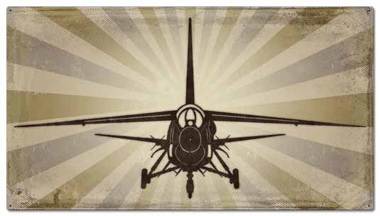 F8 Vintage Style Metal Sign 36 x 20