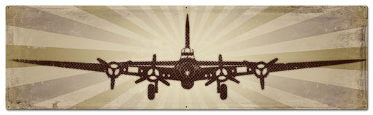B17 Vintage Style Metal Sign 48 x 14