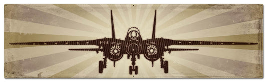 F14 Tomcat Vintage Style Metal Sign 48 x 14