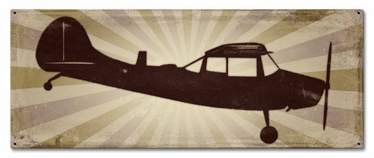 O-1 Vintage Style Metal Sign 24 x 10