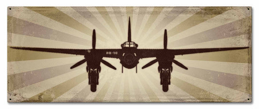 Mosquito Dh Vintage Style Metal Sign 24 x 10