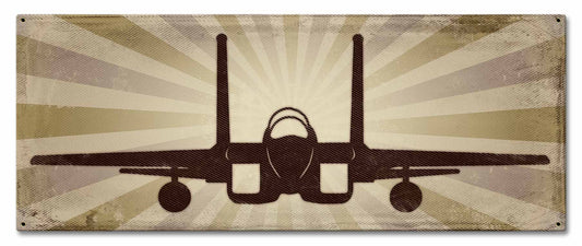 F15 Vintage Style Metal Sign 24 x 10