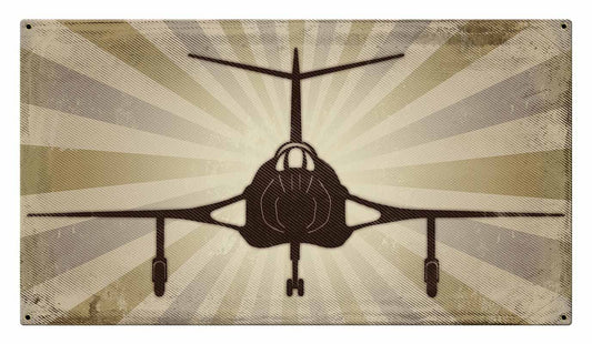 F101 Vintage Style Metal Sign 18 x 10