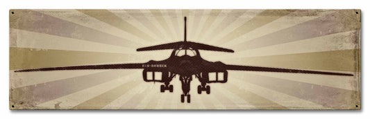 B1 Bomber Vintage Style Metal Sign 24 x 7